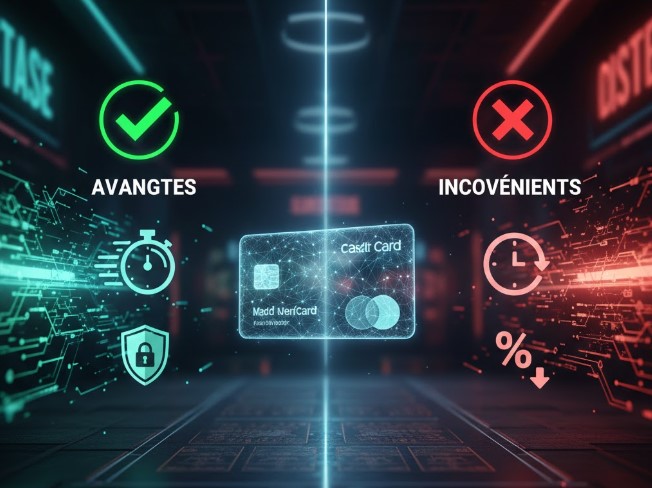 Analyse détaillée des différents avantages et inconvénients des paiements par carte Mastercard.