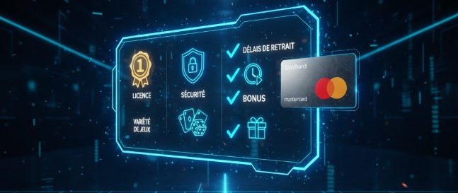 Critères essentiels pour sélectionner un casino en ligne fiable acceptant la Mastercard.